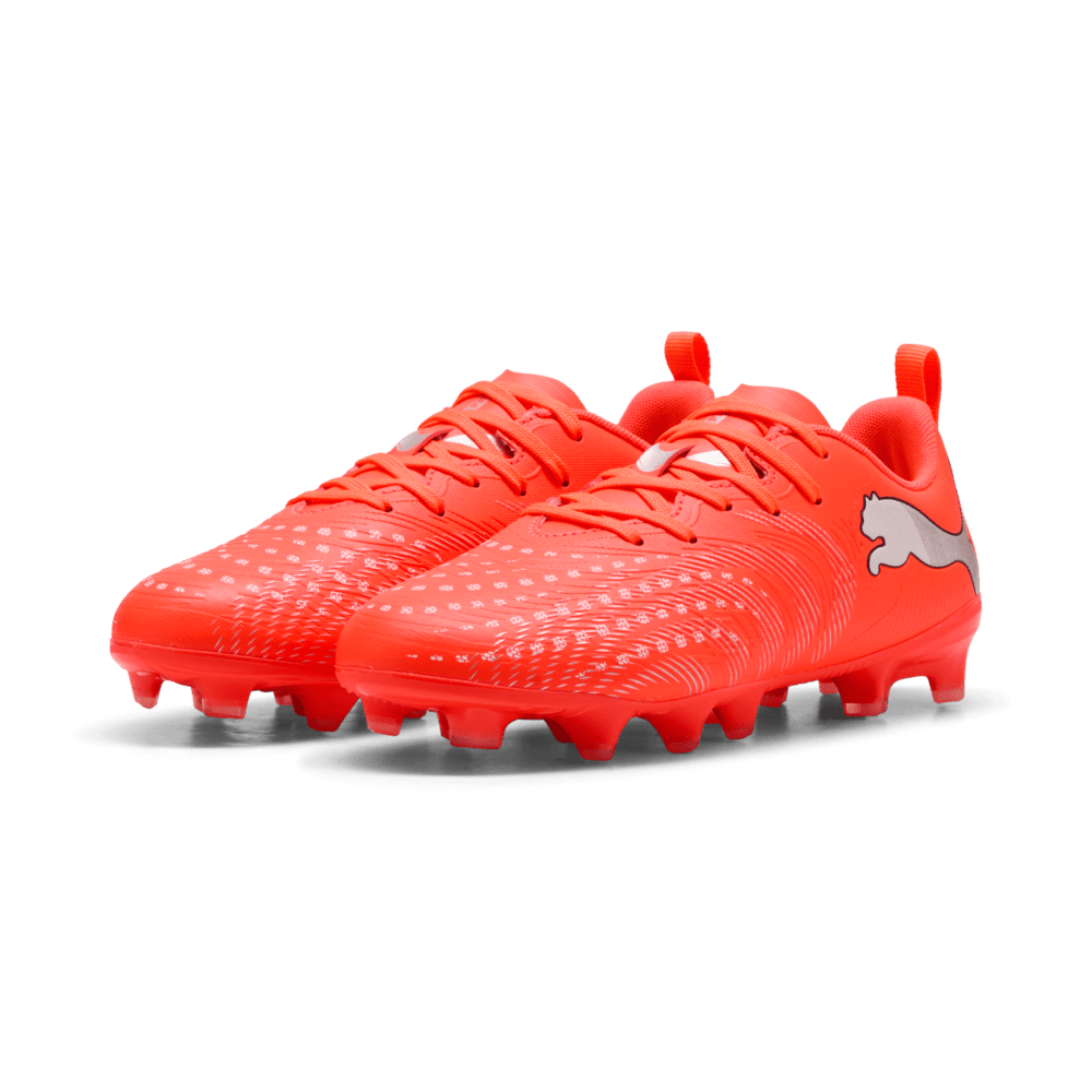PUMA Future 9 Play FG/AG Firm/Multi-Ground Youth Soccer Cleats - Red/White/Black - Best Buy Soccer
