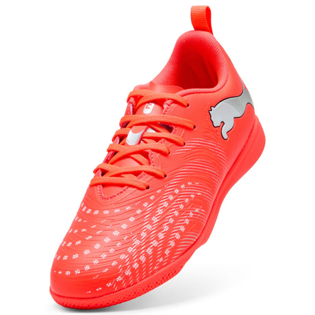 PUMA Future 9 Play IN Indoor Youth Soccer Shoes - Red/White/Black - Best Buy Soccer