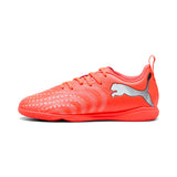 PUMA Future 9 Play IN Indoor Youth Soccer Shoes - Red/White/Black - Best Buy Soccer