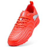 PUMA Future 9 Play TF Turf Youth Soccer Cleats - Red/White/Black - Best Buy Soccer