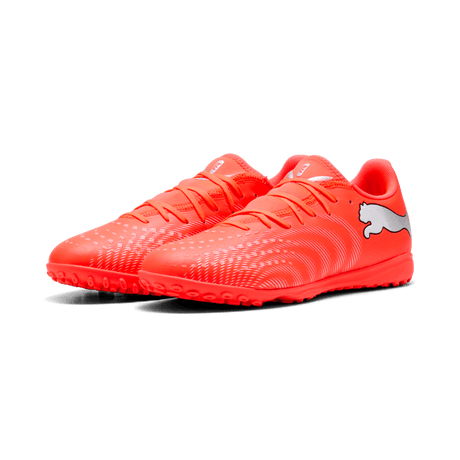 PUMA Future 9 Play TT Turf Men's Soccer Cleats - Red/White/Black - Best Buy Soccer