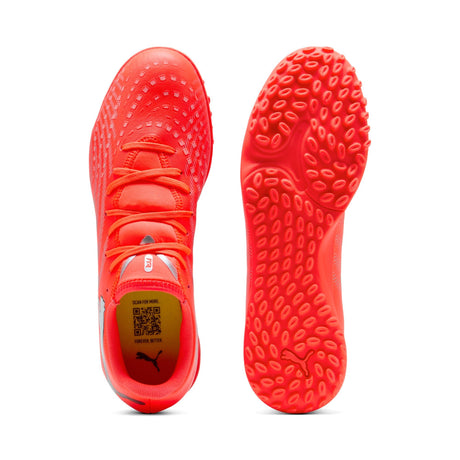 PUMA Future 9 Play TT Turf Men's Soccer Cleats - Red/White/Black - Best Buy Soccer