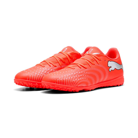 PUMA Future 9 Play TT Turf Men's Soccer Cleats - Red/White/Black - Best Buy Soccer