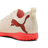 PUMA Future 9 Play TT Turf Youth Soccer Cleats - White/Red - Best Buy Soccer