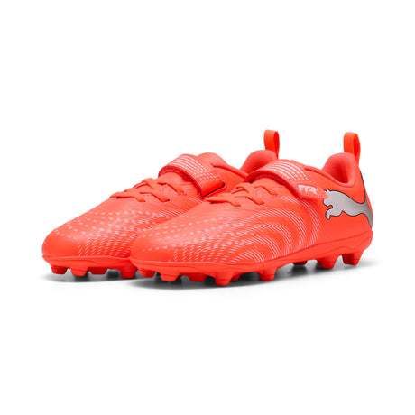 PUMA Future 9 Play V FG/AG RB Firm/Multi-Ground Youth Soccer Cleats - Red/White/Black - Best Buy Soccer