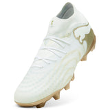 PUMA Future 9 Pro FG/AG Firm/Multi-Ground Men's Soccer Cleats - White/Gold/Black - Best Buy Soccer