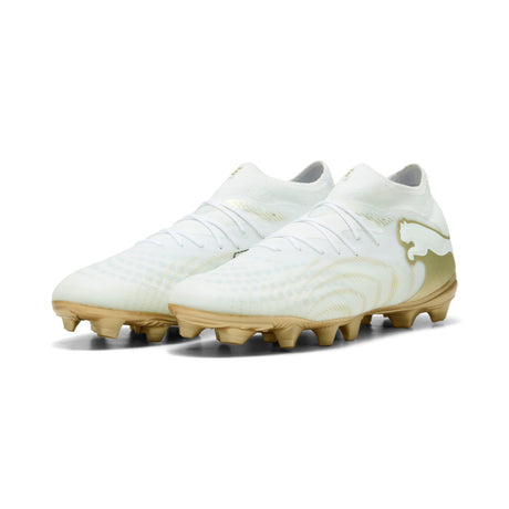 PUMA Future 9 Pro FG/AG Firm/Multi-Ground Men's Soccer Cleats - White/Gold/Black - Best Buy Soccer
