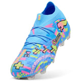 PUMA Future 9 Ultimate Advanced Level FG Firm Ground Men's Soccer Cleats - White/Blue/Pink/Yellow - Best Buy Soccer