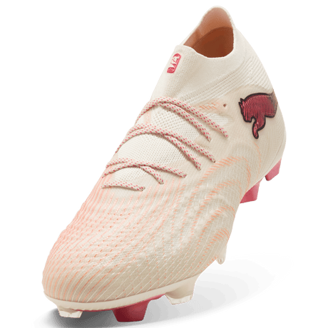 PUMA Future 9 Ultimate FG Firm Ground Men's Soccer Cleats - White/Red - Best Buy Soccer