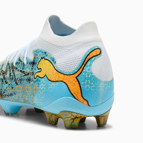PUMA Future 9 Ultimate Playmaker FG Firm Ground Men's Soccer Cleats - White/Blue - Best Buy Soccer