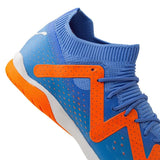 PUMA Future Match IT Indoor Soccer Shoes - Blue Glimmer/White/Ultra Orange - Best Buy Soccer
