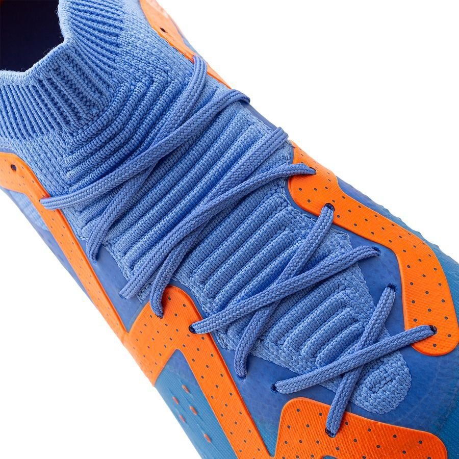 PUMA Future Match IT Indoor Soccer Shoes - Blue Glimmer/White/Ultra Orange - Best Buy Soccer