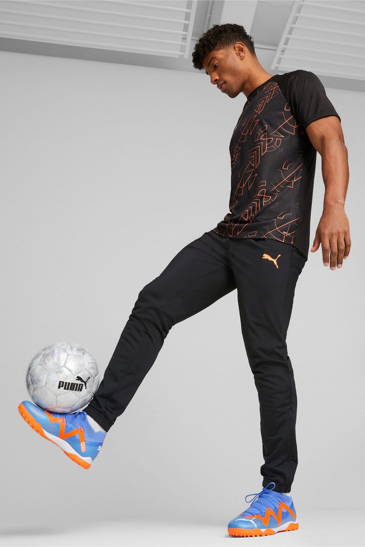 PUMA Future Match Turf Soccer Cleats - Blue/Orange