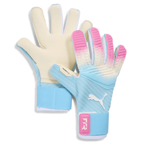 PUMA Future Pro RE - Charge Hybrid Soccer Goalkeeper Glove - White/Blue/Pink - Best Buy Soccer