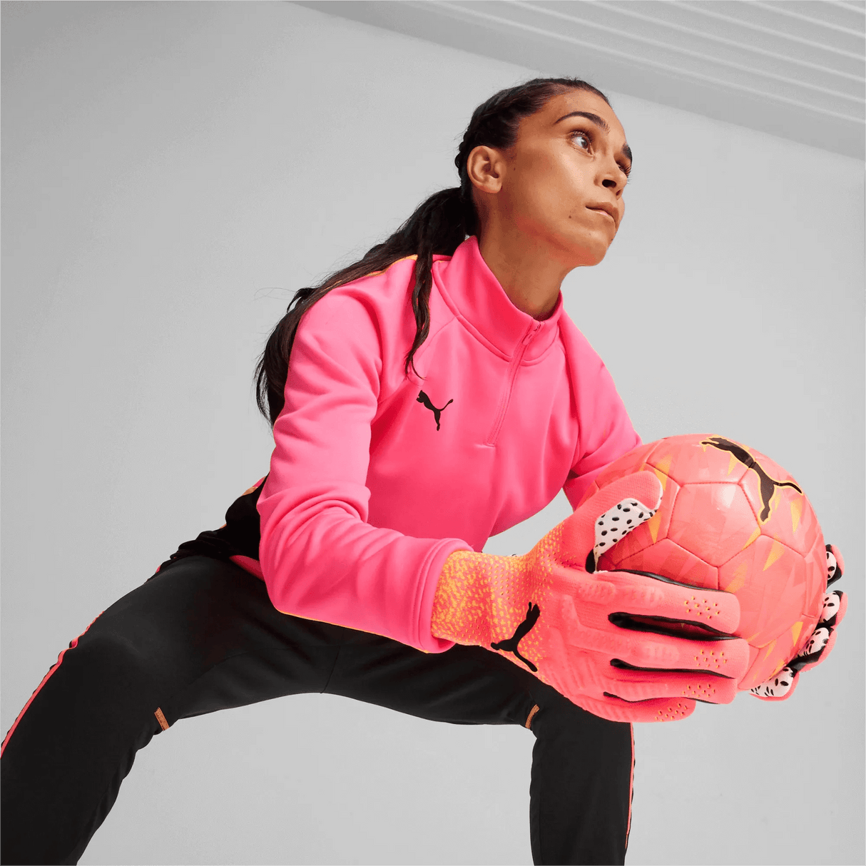 PUMA Future Ultimate NC Goalkeeper Gloves Sunset Glow/Sun Stream/Black - Best Buy Soccer