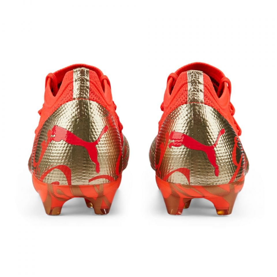 PUMA Future Z 1.4 Neymar JR FG/AG Firm Ground Soccer Cleats - Fiery Coral/Gold - Best Buy Soccer
