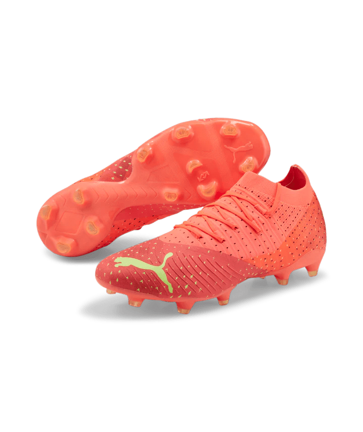 PUMA Future Z 3.4 FG/AG Soccer Cleats Fiery Coral/Black/Salmon - Best Buy Soccer