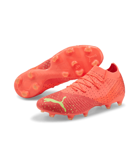 PUMA Future Z 3.4 FG/AG Soccer Cleats Fiery Coral/Black/Salmon - Best Buy Soccer