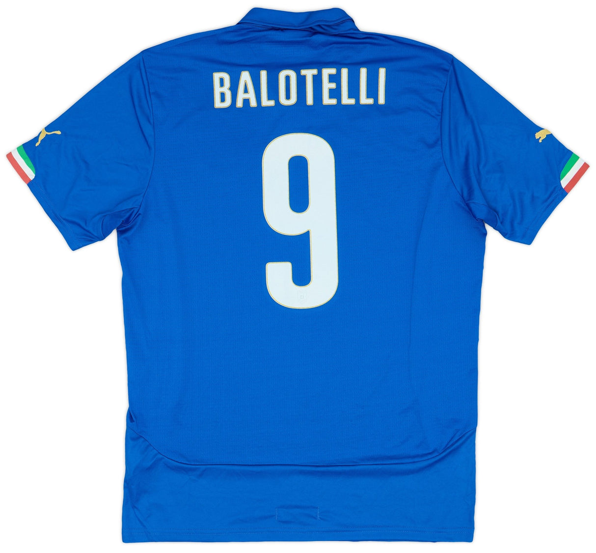 PUMA Italy Home Jersey Mario Balotelli 2014 Jersey Blue - Best Buy Soccer