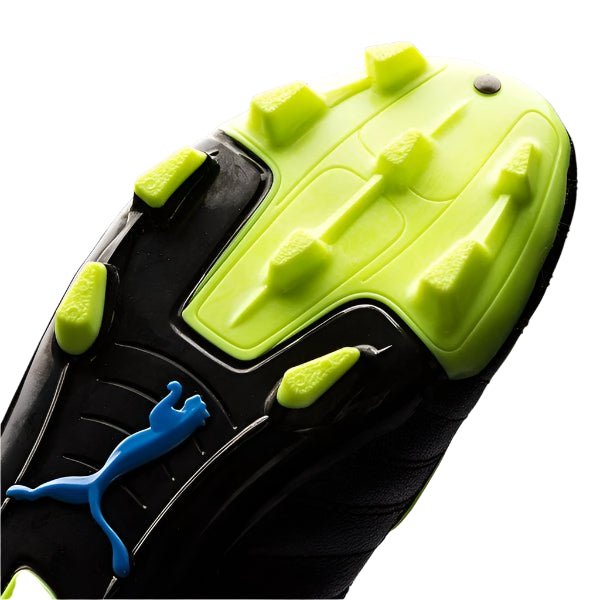 PUMA JR PowerCat 3 FG Firm Ground Boots Black/Fluorescent - Best Buy Soccer