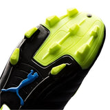 PUMA JR PowerCat 3 FG Firm Ground Boots Black/Fluorescent - Best Buy Soccer