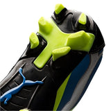 PUMA JR PowerCat 3 FG Firm Ground Boots Black/Fluorescent - Best Buy Soccer