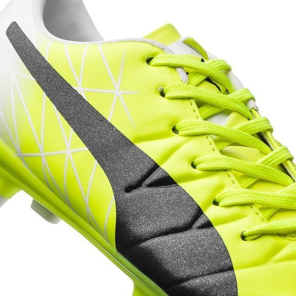 PUMA Kid's Evoaccuracy 1 FG Firm Ground Boots JR Yellow/Peacoat/White - Best Buy Soccer