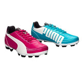 PUMA Kid's evoSPEED 5.2 FG Firm Ground Soccer Cleats Jr Purple/Blue Bird/White - Best Buy Soccer