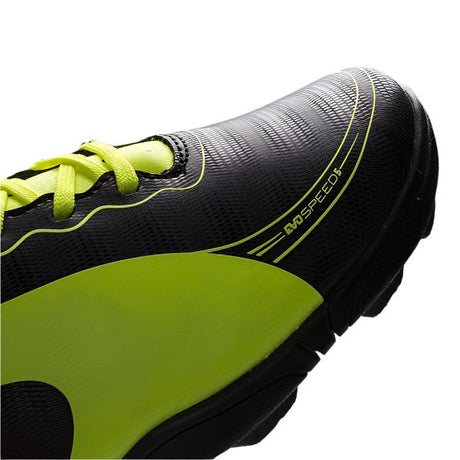PUMA Kid's evoSPEED 5.2 TT Jr Turf Football Boots Black/Fluo Yellow/Brilliant Blue - Best Buy Soccer