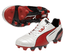 PUMA King FG White/Red - Best Buy Soccer