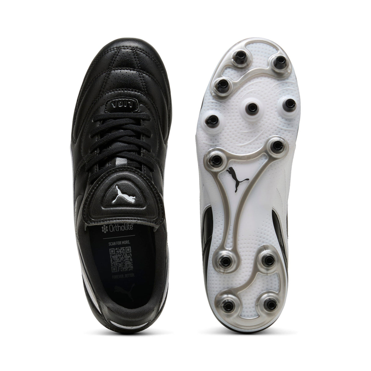 PUMA King Liga FG/AG Firm/Multi - Ground Soccer Cleats - Black/White - Best Buy Soccer