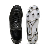 PUMA King Liga FG/AG Firm/Multi - Ground Soccer Cleats - Black/White - Best Buy Soccer