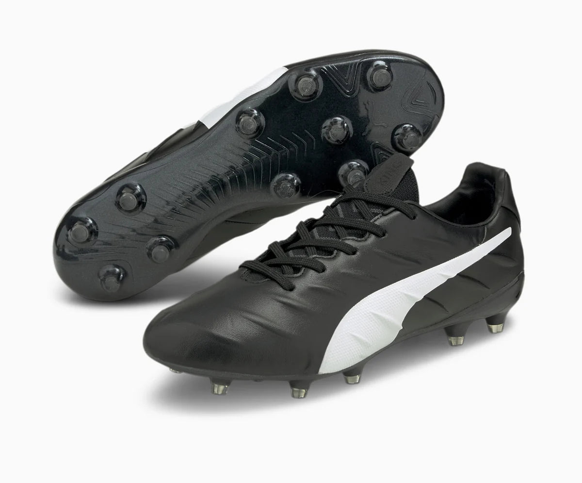 PUMA King Platinum 21 FG/AG Negro/Blanco | Mejor compra de fútbol