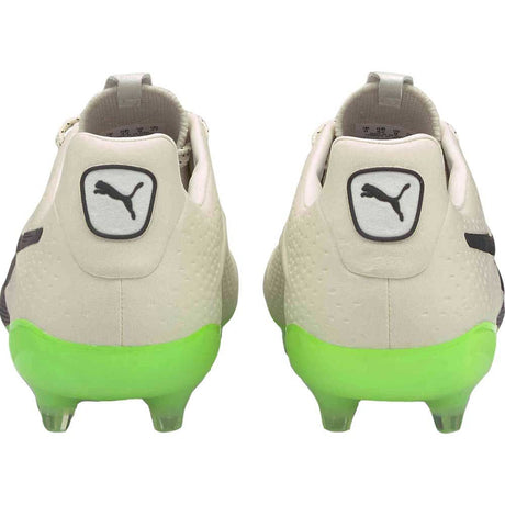 PUMA King Platinum 21 Vegan FG/AG Multi - Ground Soccer Cleats Glow/Black/Green - Best Buy Soccer