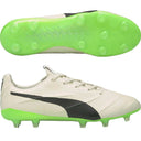 PUMA King Platinum 21 Vegan FG/AG Multi - Ground Soccer Cleats Glow/Black/Green - Best Buy Soccer