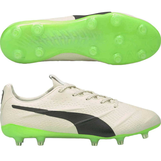 PUMA King Platinum 21 Vegan FG/AG Multi - Ground Soccer Cleats Glow/Black/Green - Best Buy Soccer