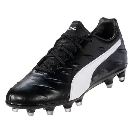 PUMA King Pro 21 FG Men's Soccer Cleats - Black/White - Best Buy Soccer