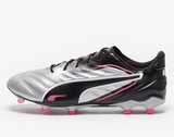 PUMA King Pro FG/AG Firm/Multi - Ground Soccer Cleats Silver - Best Buy Soccer
