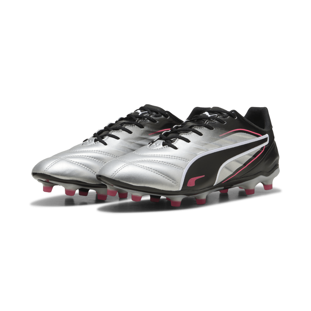 PUMA King Pro FG/AG Firm/Multi - Ground Soccer Cleats Silver - Best Buy Soccer