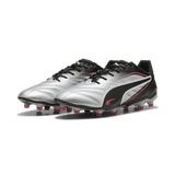 PUMA King Pro FG/AG Firm/Multi - Ground Soccer Cleats Silver - Best Buy Soccer