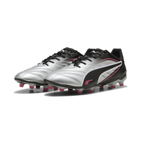 PUMA King Pro FG/AG Firm/Multi - Ground Soccer Cleats Silver - Best Buy Soccer