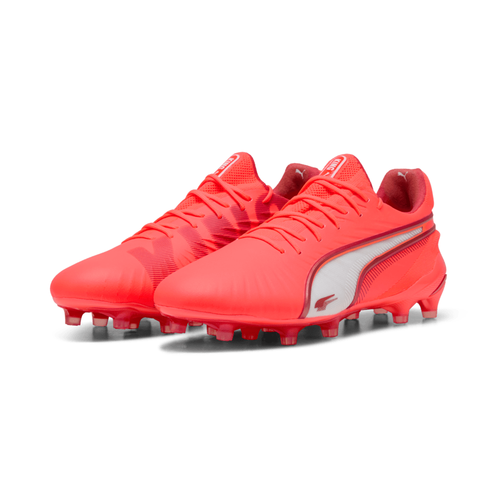 PUMA King Ultimate FG/AG Firm/Multi - Ground Soccer Cleats Red - Best Buy Soccer