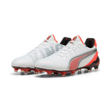 PUMA King Ultimate FG/AG Firm/Multi - Ground Soccer Cleats White/Silver - Best Buy Soccer