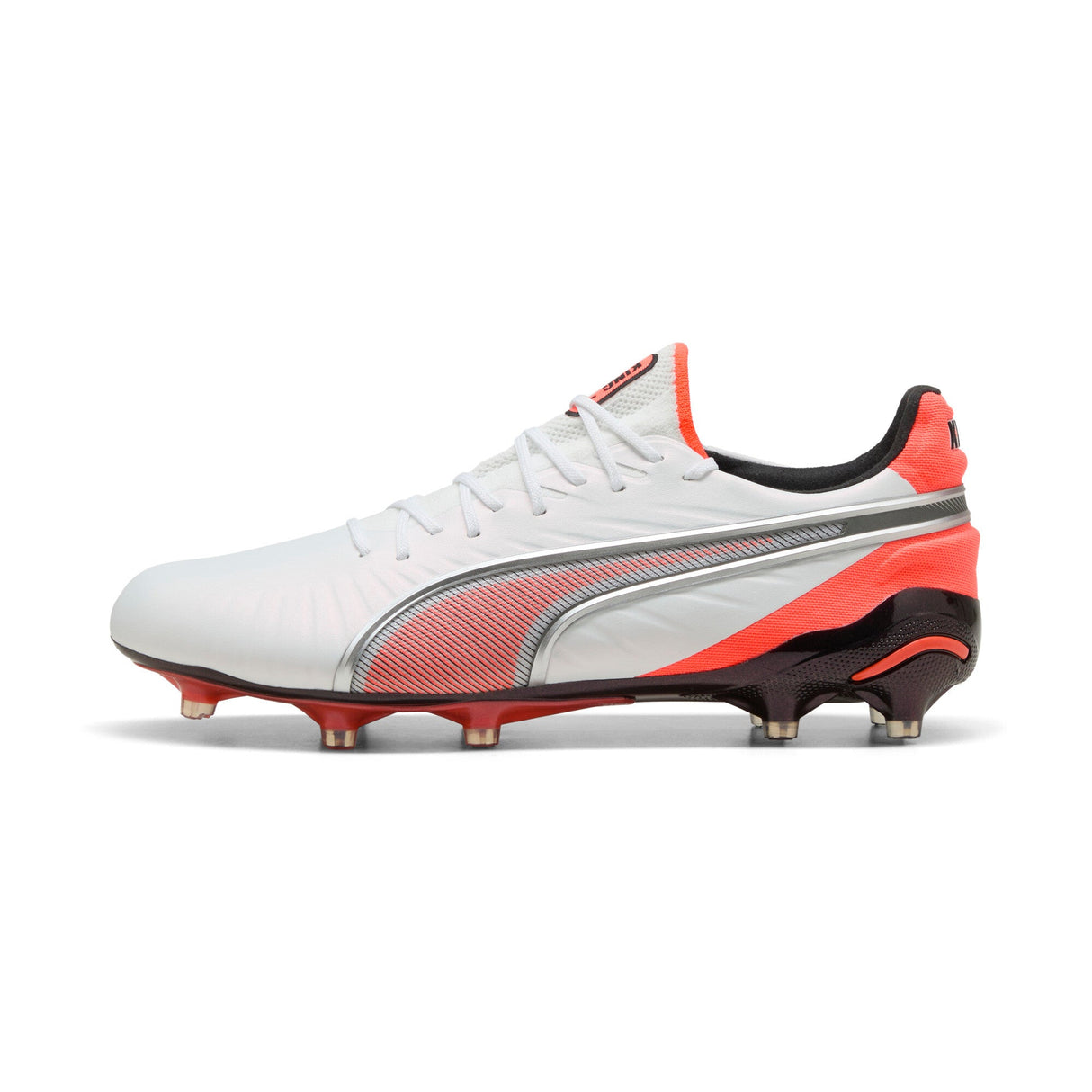 PUMA King Ultimate FG/AG Firm/Multi - Ground Soccer Cleats White/Silver - Best Buy Soccer