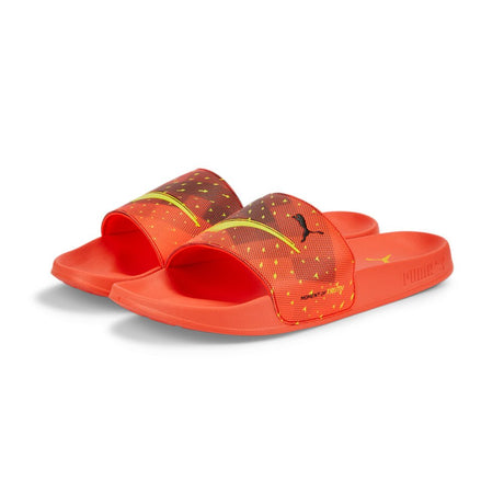 PUMA Lead Cat 2.0 World Cup Slides Fiery Coral/Black - Best Buy Soccer