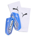 PUMA Light Sleeve Shin Guards Blue/White - Best Buy Soccer
