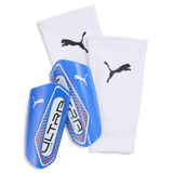 PUMA Light Sleeve Shin Guards Blue/White - Best Buy Soccer