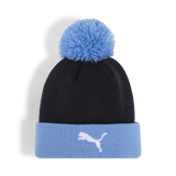 PUMA Manchester City Ess Pom Beanie Navy/Team Light Blue - Best Buy Soccer