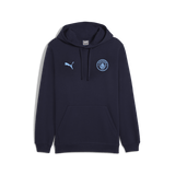 PUMA Manchester City FTBL Ess Men's Soccer Hoodie FL - Navy/Light Blue - Best Buy Soccer