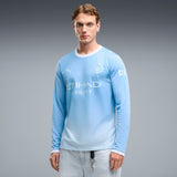 PUMA Manchester City Home Long Sleeve Men's Soccer Jersey 2026 - Light Blue/Icy Blue - Best Buy Soccer